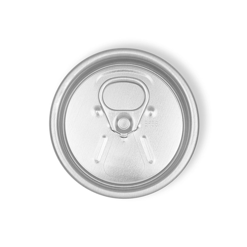 Beverage Can End 200 B64 RPT SOE Silver Easy Open Lid