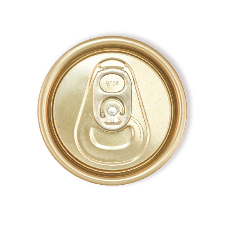 Aluminum Stay on Tab SOT Can End for Beverage Can Light Gold