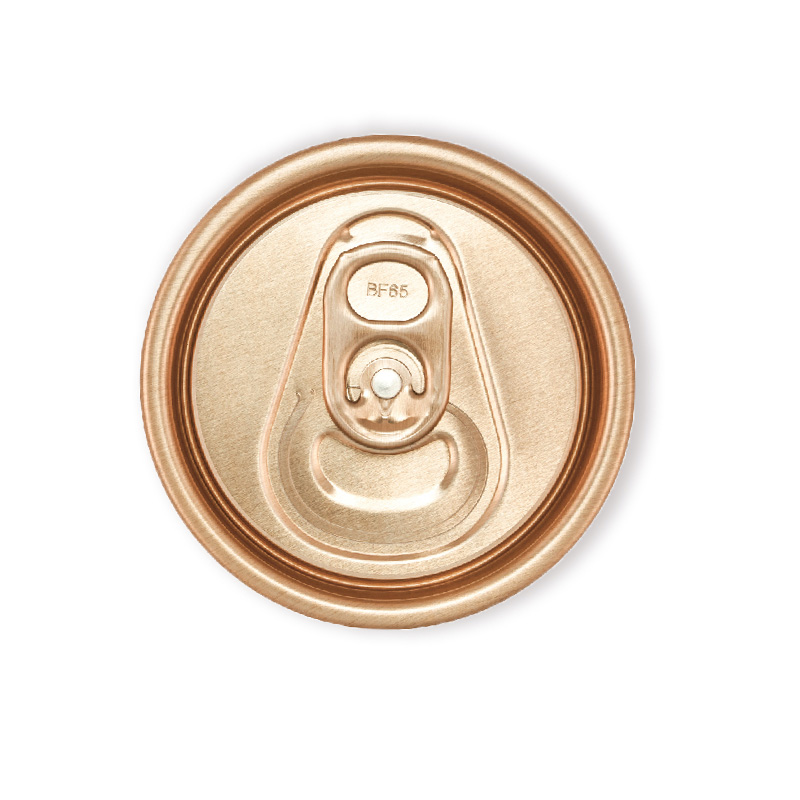Aluminum 202 Dia CDL SOT Easy Open Can Lid for Beverage Can Rose Gold
