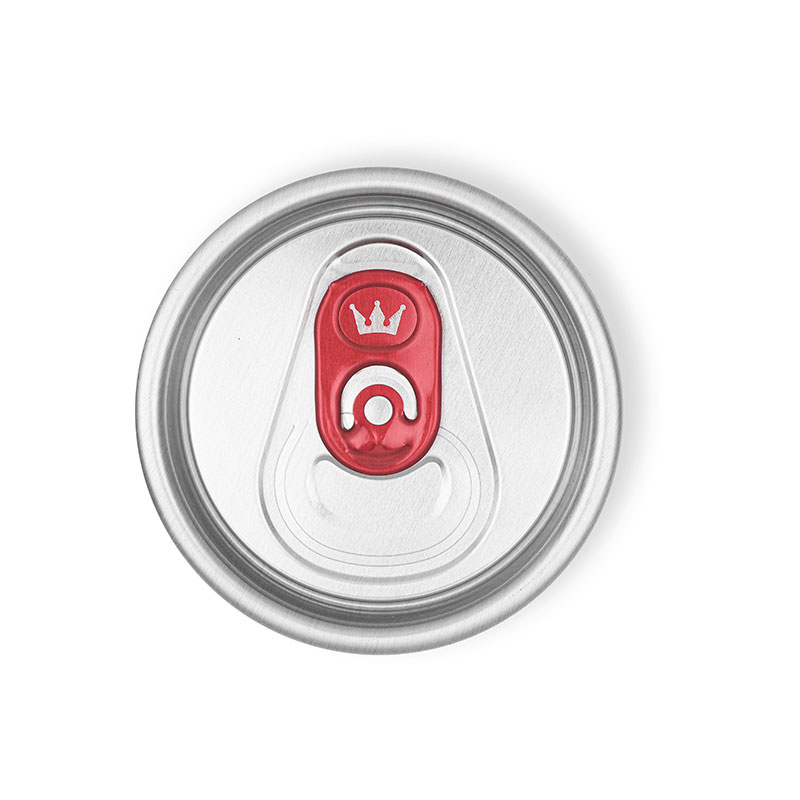 Laser Etched Can End for Aluminum Beverage Can Custom Logo