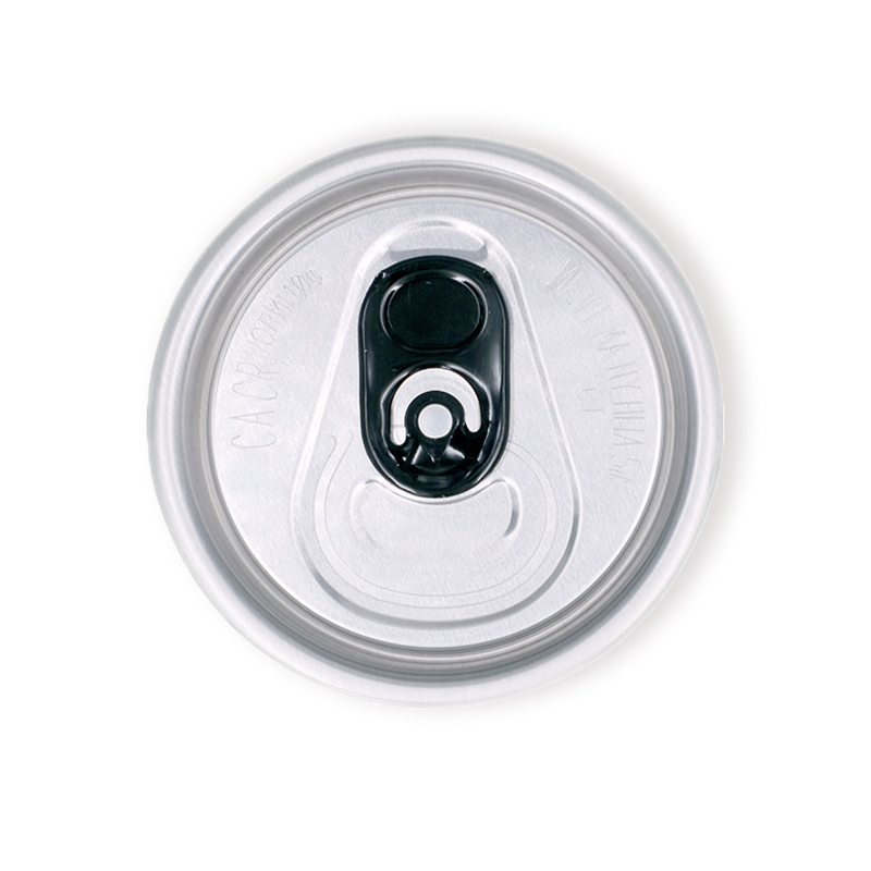 Silver End Black Ring SOT Can Lid Wholesale