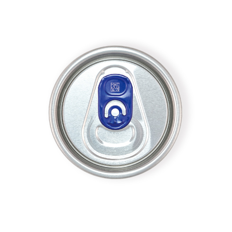 Beverage Can Easy Open End with QR Laser Etched for Promotion